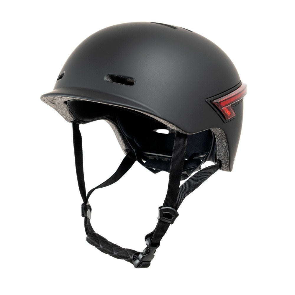 Casco Youin Homologado Color Negro Talla L/M Con Leds Y Trasero Con Mando Bluetooth Para Control Intermitente Led