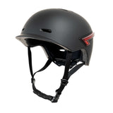 Casco Youin Homologado Color Negro Talla L/M Con Leds Y Trasero Con Mando Bluetooth Para Control Intermitente Led