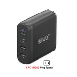Club3d Cargador 2xusb Typ C, 2xusb Typ A, Pd 100w Retail