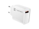 Cargador Usb Natec Ribera Usb-A 18w Blanco