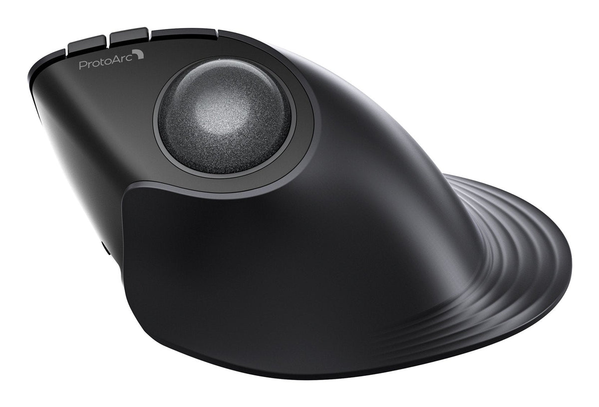 Raton Protoarc Bluetooth Vertical Trackball Negro