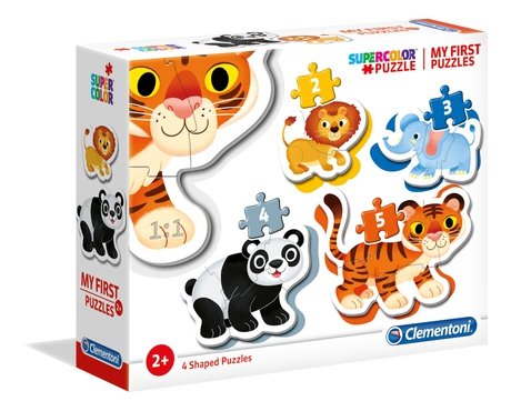 Puzzle My First Puzzle Wild Animals 3-6-9-12pzs