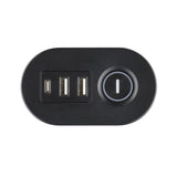 Olympia Tischkanten-Meckdosenleime Ioio Sl 3000, Negro