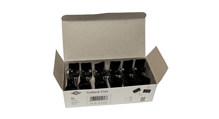 Wedo Klemmer Foldback 32 Mm Im 12er Karton