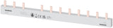 Siemens Stiftsammelschiene 10qmm 5st3624 Anschl. 3ph. N+8xphase Berhrungssicher