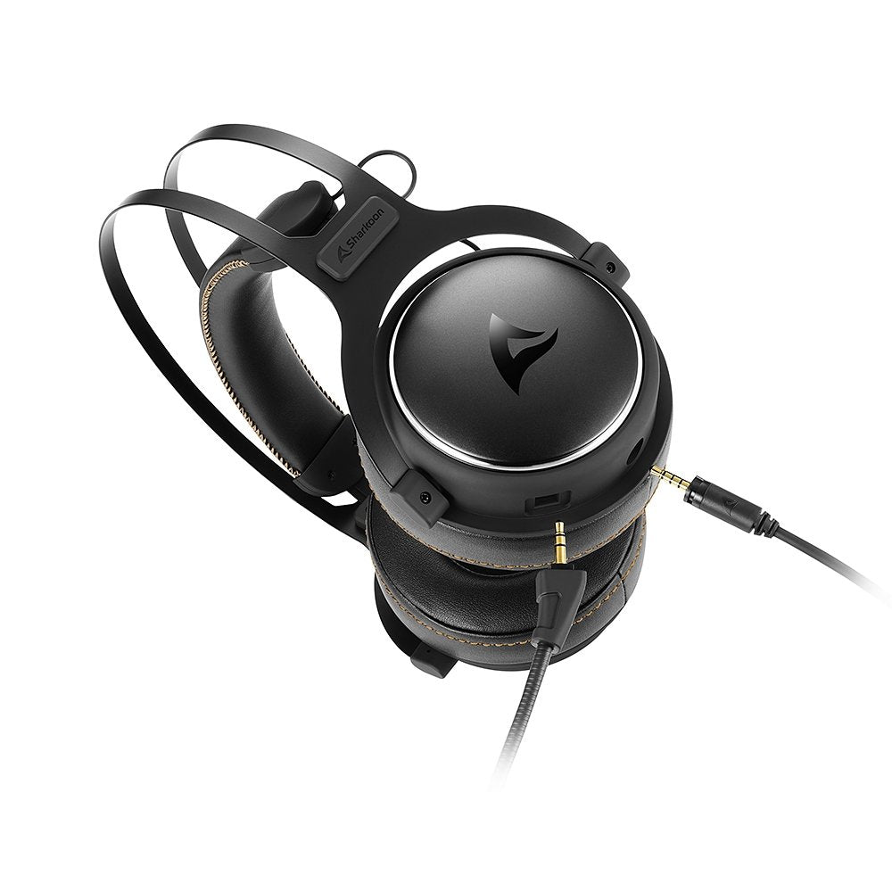 Auriculares Gaming Sharkoon Skiller Sgh50 Negro Microfono Alambrico