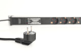 EAN 4016032431770 - Digitus DN-95412 unidad de distribución de energía (PDU) 7 salidas AC 0U Negro, Plata imagen 5