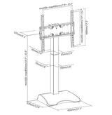 EAN 4015867227145 - Equip 650610 soporte para TV 165,1 cm (65") Negro imagen 6