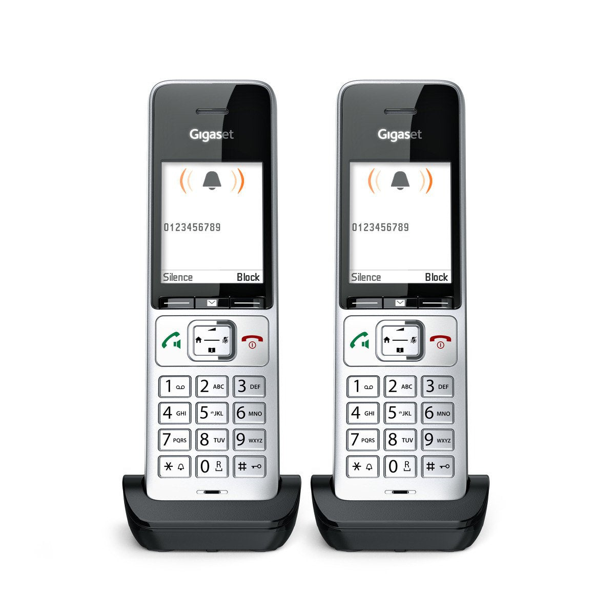 Telefono Gigaset Comfort 500hx Duo Silver-Black