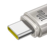 Titanium Alloy Fast Charging Cable Usb To Type-C 100w 2m Galaxy Titanium Gold