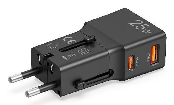 EAN 8021735224532 - Celly MULTIPLUGSL25W cargador de dispositivo móvil Auriculares, Smartphone, Tableta Negro Corriente alter imagen 4