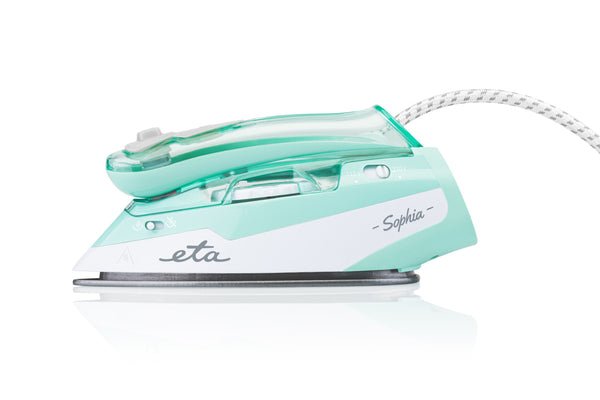 Plancha Eta Sophia Eta127190000 De Vapor De Viaje, 1100 W, Verde Blanco