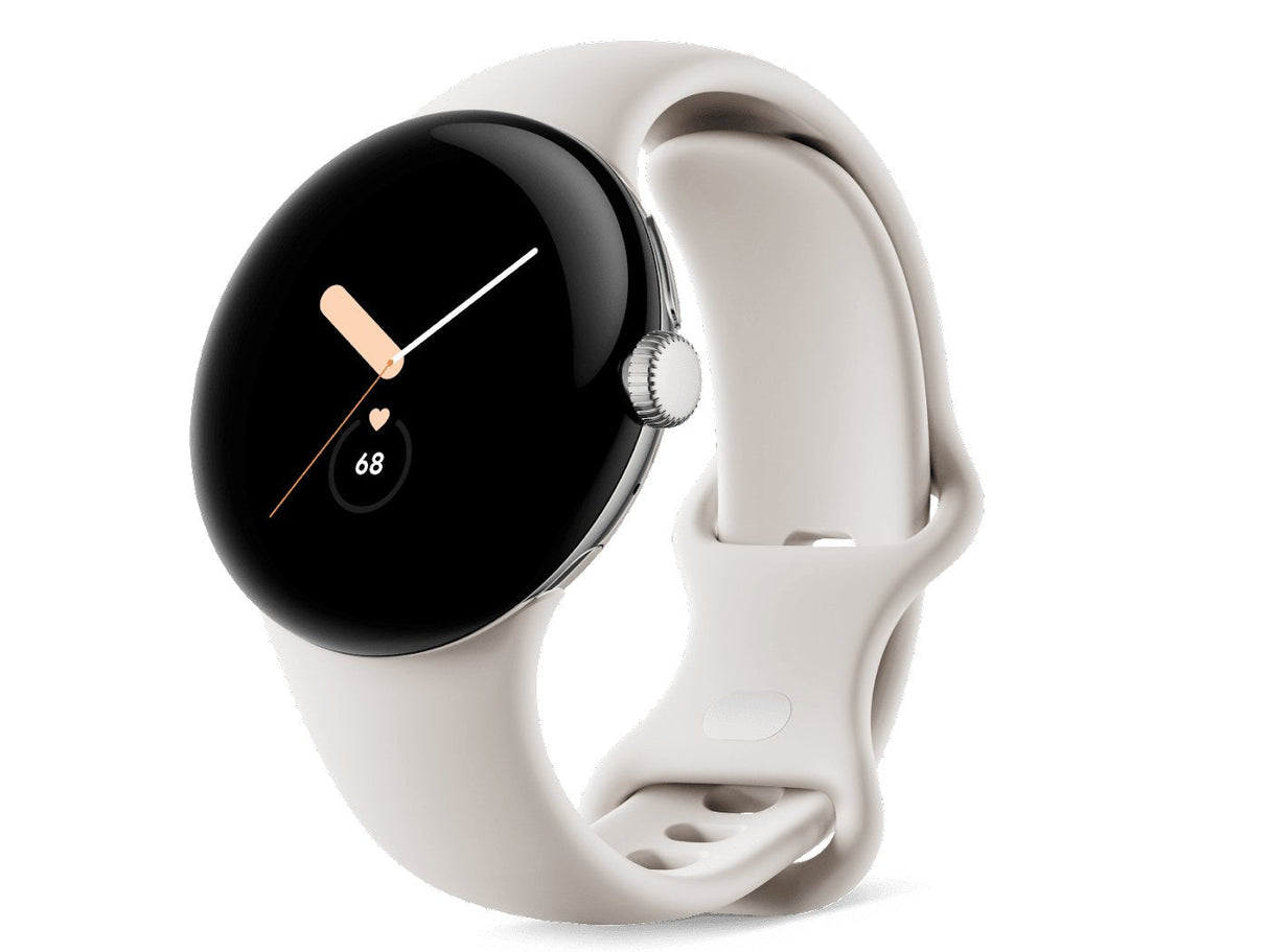 Smartwatch Google Pixel  Wifi Polished Silver/Chalk
