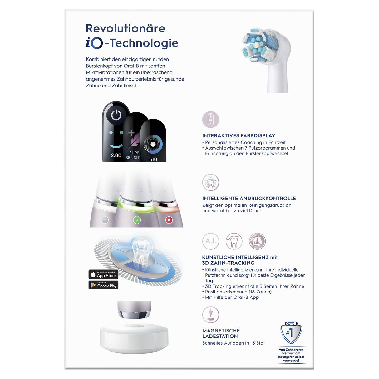 Cepillo Dental Electrico Braun Oral-B Io Serie 9n Color Rosa