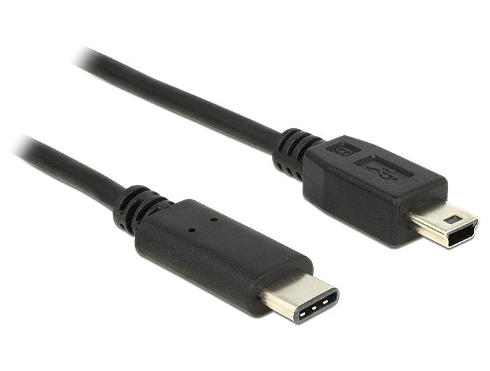 EAN 4043619833351 - DeLOCK 0.5m, USB2.0-C/USB2.0 Mini-B cable USB 0,5 m Mini-USB B USB C Negro imagen 1