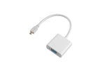 Microconnect Hdmidvga Adaptador De Cable De Vídeo 0,25 M Hdmi Tipo D (Micro) Vga (D-Sub) Blanco