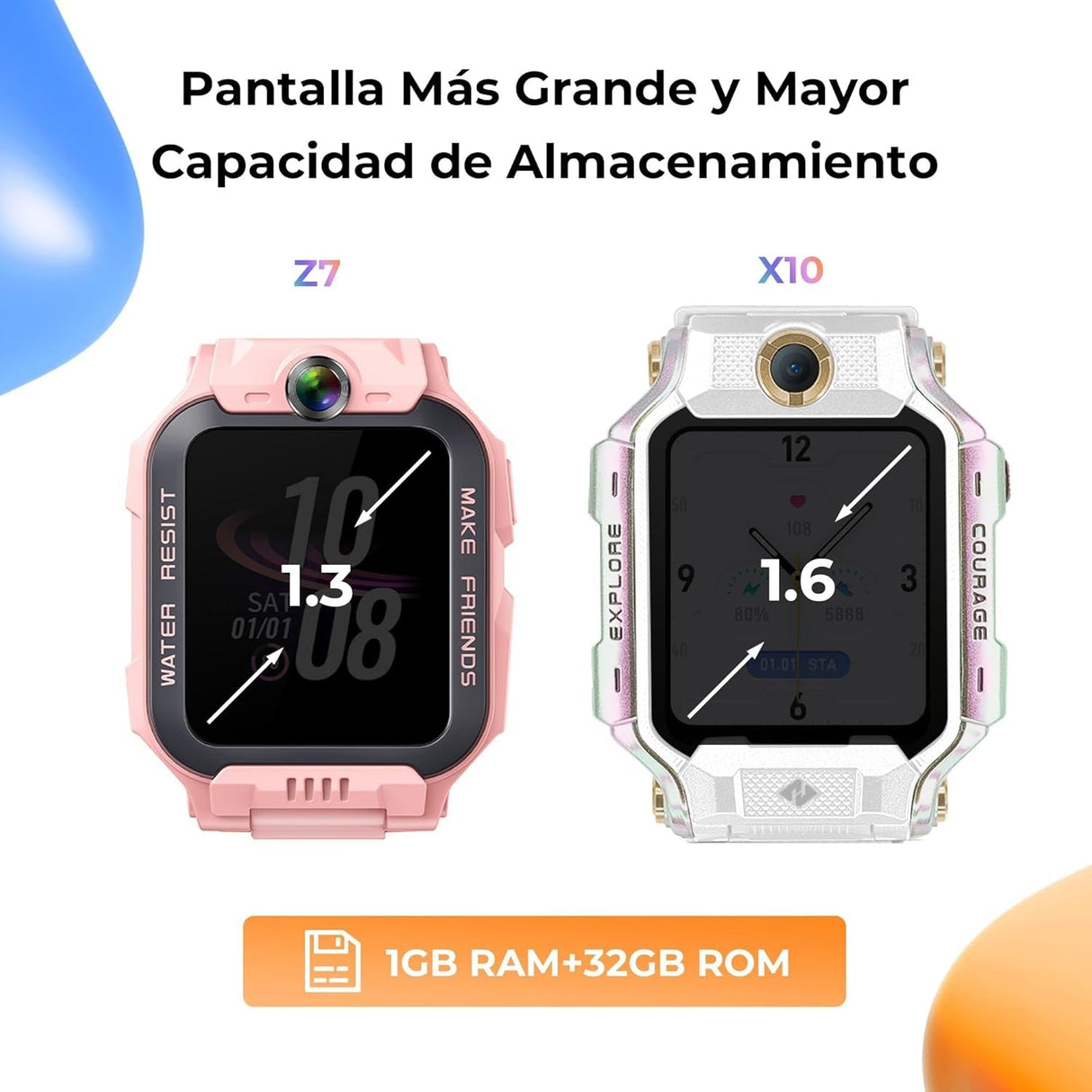 Imoo Watch Phone X10 Grau Kinder Smart-Watch