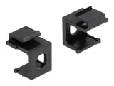 Delock Cubierta Keystone Negro Con 8,0 Mm De Agujero 4 Piezas