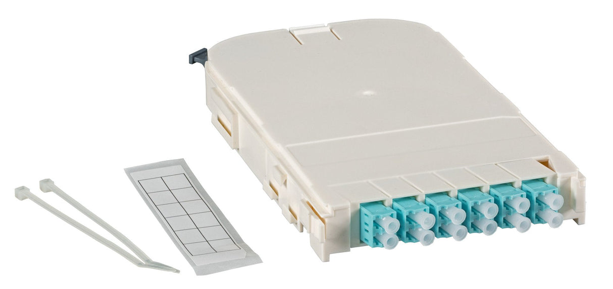 Efb Ftth Moduleinschub Fr Ftth-Bgt,12 Port Lc Mit Om4 Keramik Kupplungen