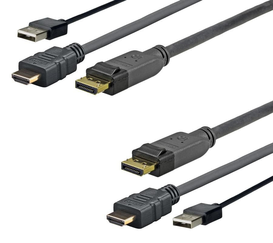 Pro Hdmi+Usb+Displayport 2  Meter .