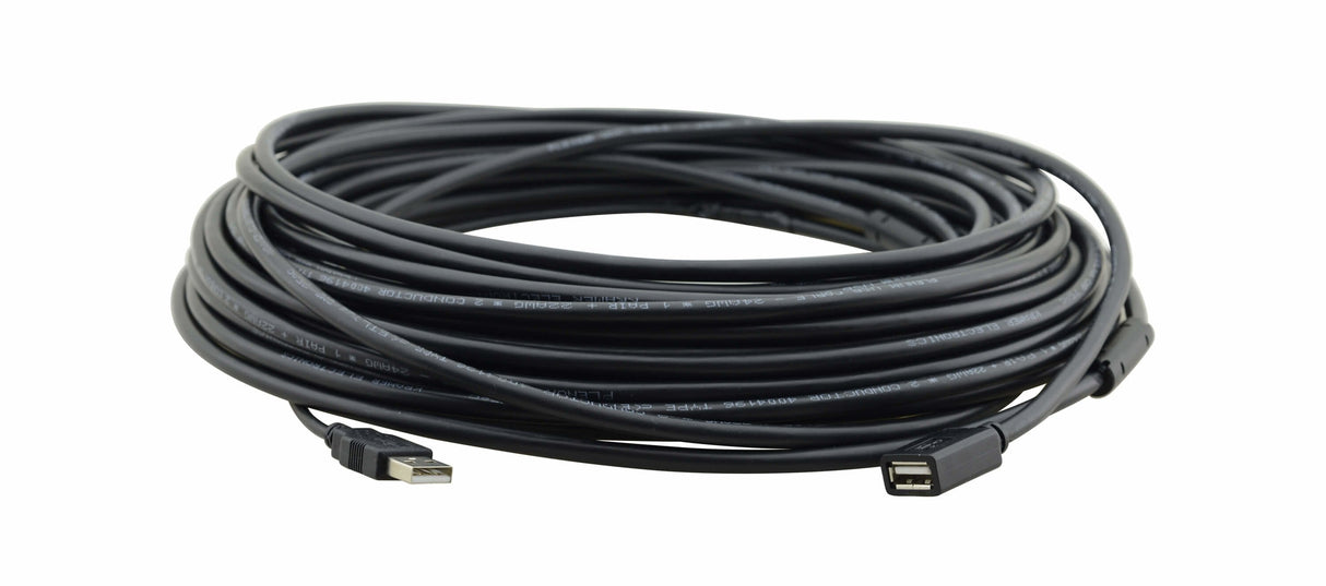 Kramer Electronics Ca-Uam/Uaf-25 Cable Usb 7,6 M Usb 2.0 Usb A Negro