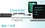 I-Tec Usb-C Hdmi+2x Dp Charger I-Tec Dock Pd 100wcharger 112w
