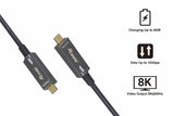 Equip Cable Usb-C3.2->C Aoc 8k Pd60w M M 7.50m Negro