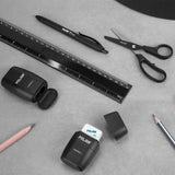 Milan Afilaborras Compact Shadow Caja Expositora 16 Ud Sacapuntas Doble Con Goma