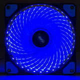 Ventilador Akyga System Aw-12e-Bl 120mm 33 Led Azul Molex