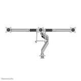 Soporte 3 Monitores Tis Neomounts 10-27" Silver  Max.15kg Nm-D775d