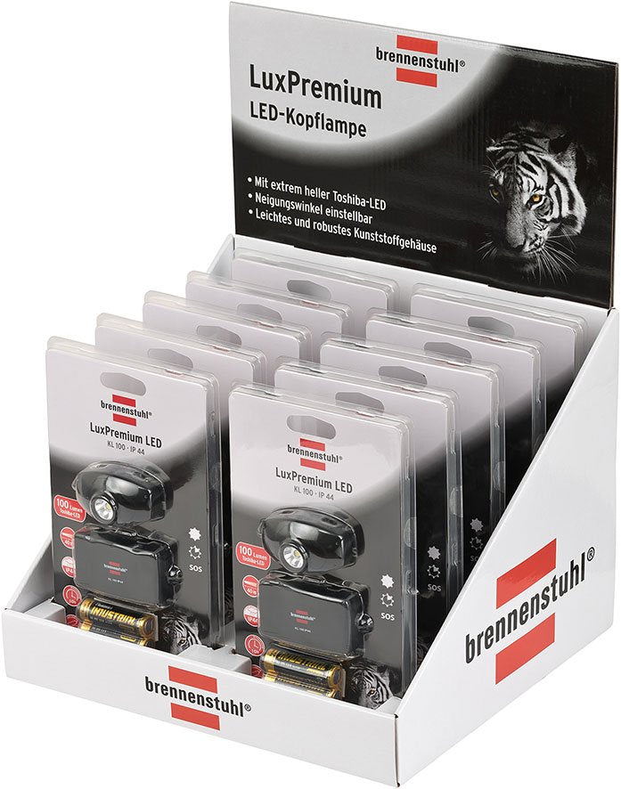 Brennenstuhl Luxpremium Linterna Frontal Led Kl 200f Ip44 Cree-Led 200lm 3x Aa