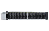 Qnap Es2486dc-2142it-128g 24-Bay Enterprise Zfs Nas Sas 12g 6g Xeon D-2142it 128gb Ram 7-Lan 4 Sfp+ 3 Rj45 For Each Controller