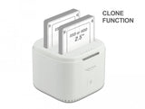 Delock 63084 Base De Conexión Para Disco Duro Usb 3.2 Gen 2 (3.1 Gen 2) Type-C Blanco