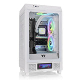 Caja Pc Thermaltake The Tower 200 Mini Tower "Snow" Blanco Retail