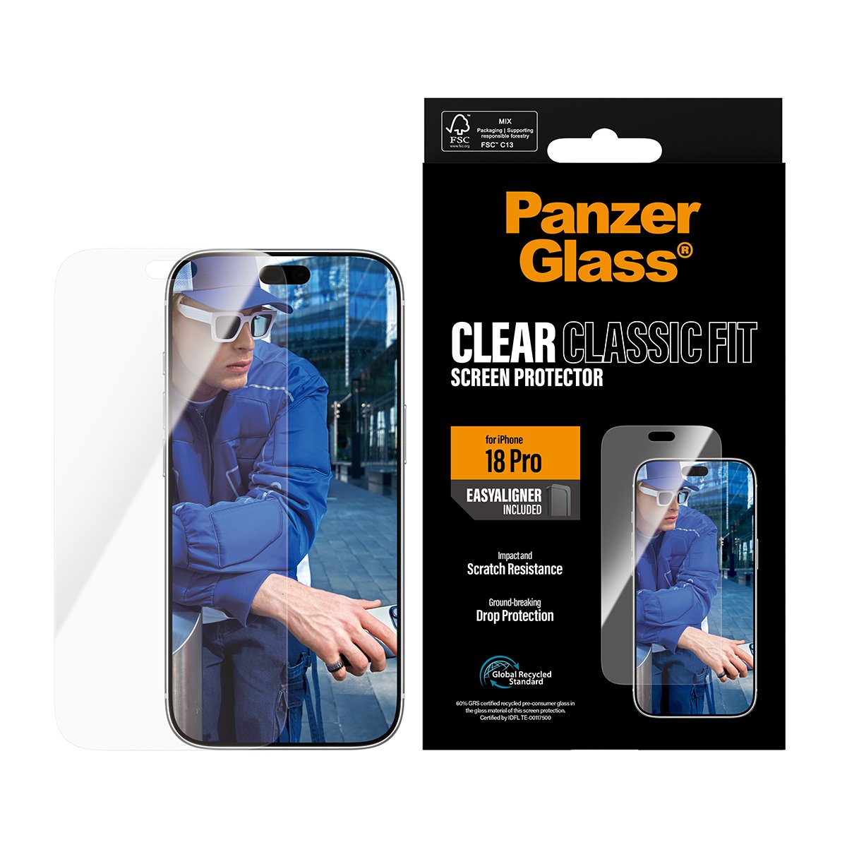 Panzerglass Screen Protector Iphone 18 Pro - Classic Fit