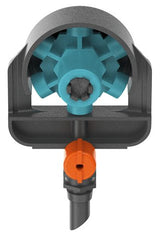 Gardena Micro-Drip-System 6 En 1 Boquilla De Pulverización, 2 Piezas (Negro/Turquesa, Modelo 2023) 13324-20