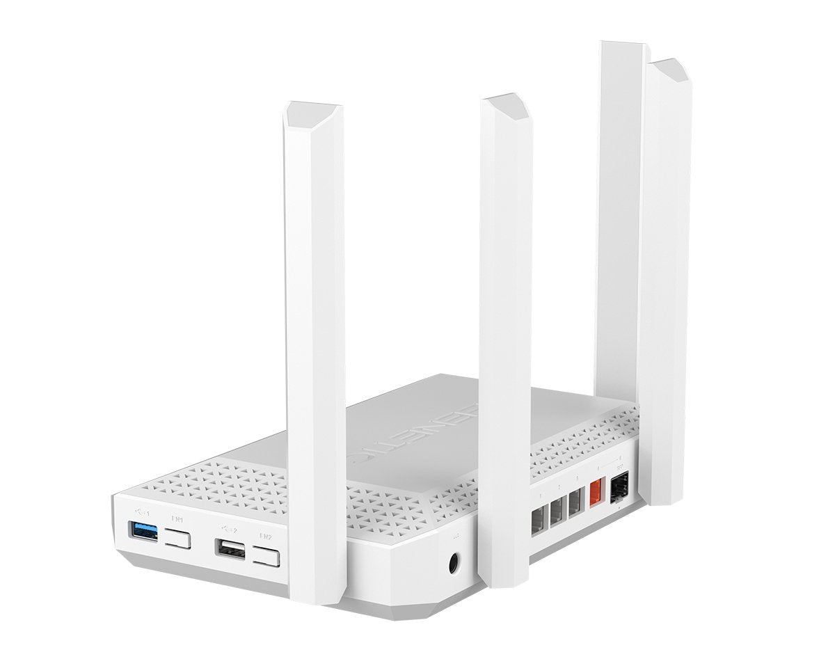 Keenetic Hero Kn-1012 Router Wi-Fi 6 Doble Banda Mesh Ax3000 1 Puerto Combo Rj45/Sfp 2.5gbps Vpn