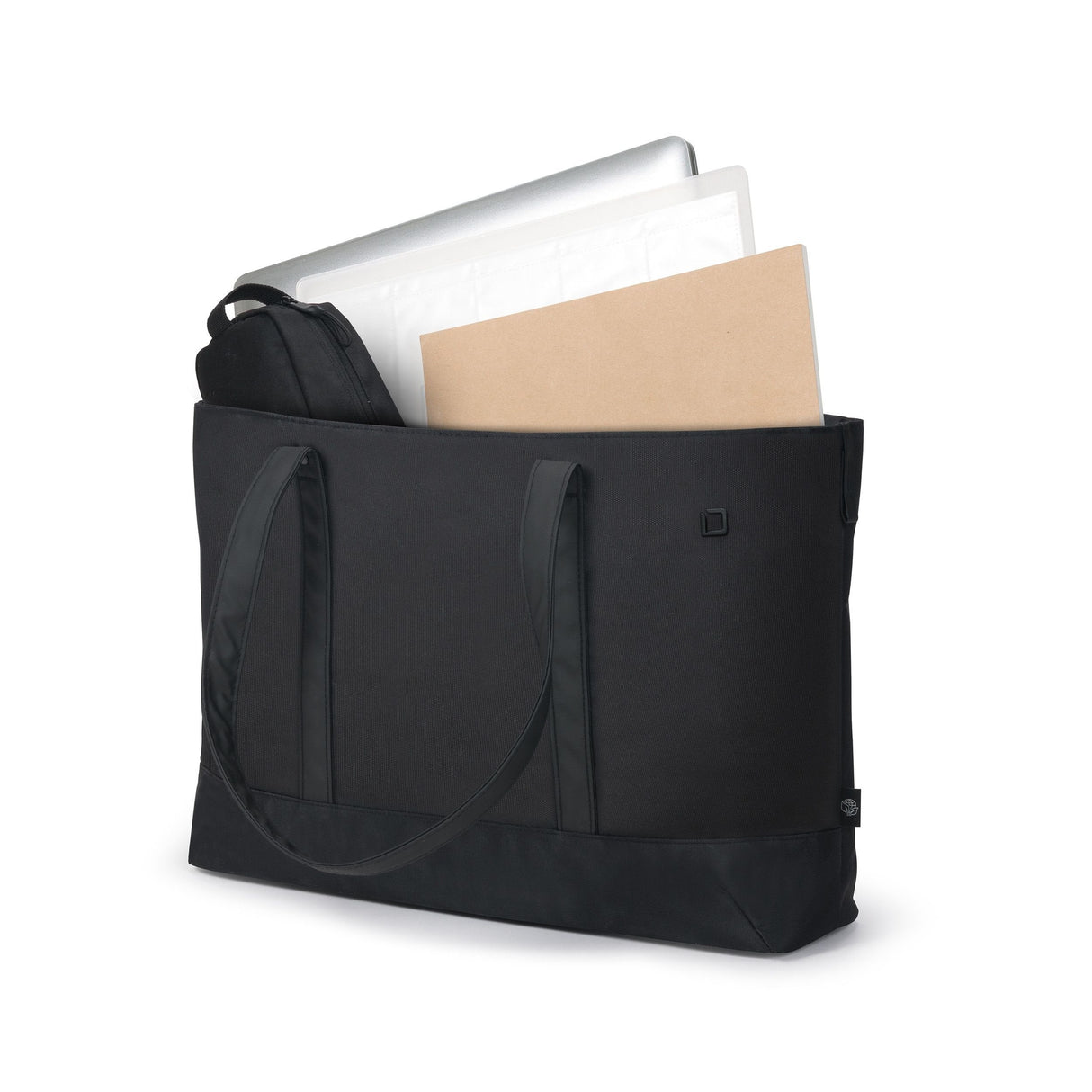 Bolso Dicota Shopper Eco Motion Negro Hasta 35,8 Cm 14,1 Pulgadas D31977-Rpet