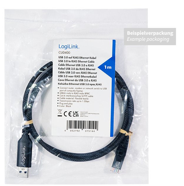 Logilink Usb 3.0 - Rj45 5.0m