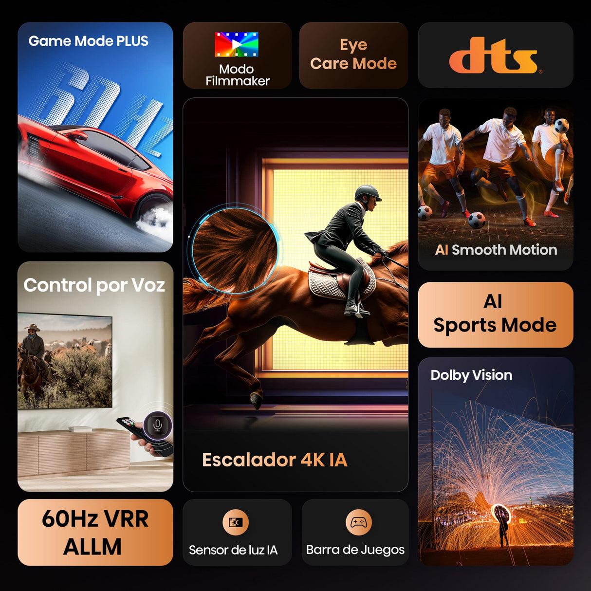 Televisor  Hisense 43" 43a6q Uhd 4k Vidaa Smart Tv Modo Juego Plus