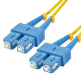 Mcl Sc/Sc Duplex Singlemode 9/125 Os2 Optical Fiber - 1m