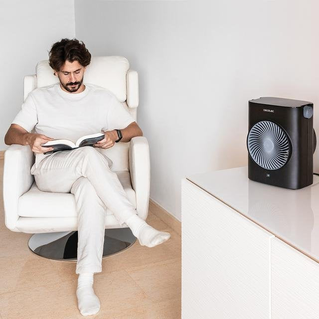 Calefactor  Cecotec 08254 Eléctrico Interior Negro 2000 W Ventilador Eléctrico