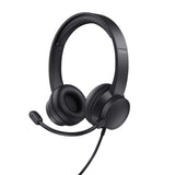 Auriculares Trust Hs-200 On-Ear 24186 Con Micrófono Usb Negros