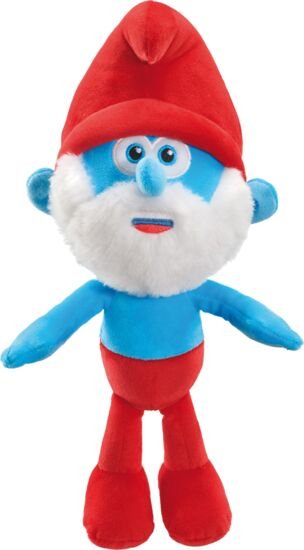 Schmidt Play The Smurfs: Papa Schlumpf Plush Figura, Juguete Tierno 42282
