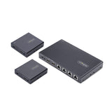 Startech 4-Port Hdmi Extender Und Splitter Uber Cat6 4k 60hz Bis 70m Lnge 1x4 Hdmi Uber Netzwerkcable-Lan Cable Verteilerkit