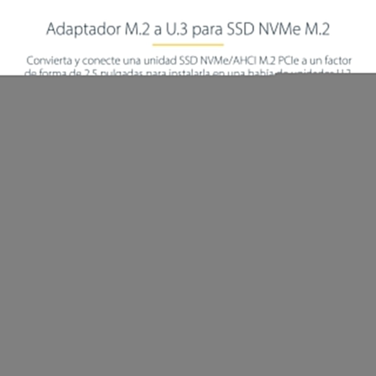 M.2 To U.3 Adapter/Converter - M2 Nvme Ssd To 2.5inch U.3