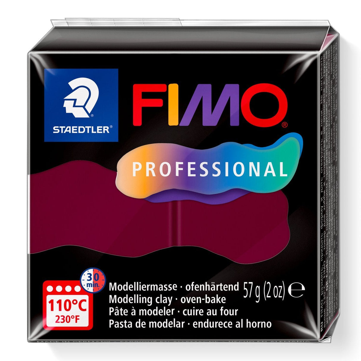 Fimo Mod.Masse Fimo Prof 57g Bordeaux