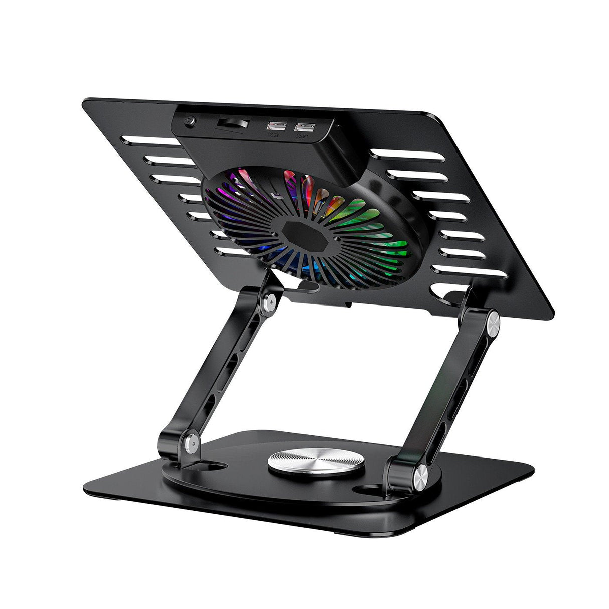 Coolbox Base Refrigeradora Coolair 1vrgb Aluminio Portatil 17.3" Negra