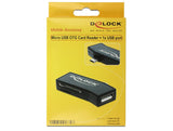 EAN 4043619917303 - DeLOCK 91730 lector de tarjeta USB 2.0 Negro imagen 2