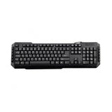 Teclado Español 3go Kb Drile Multimedia Menbrana Usb - 105 Teclas + 10 Multimedia - Color Negro